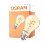 Osram Vintage 1906 LED Classic Slim E27 Poire Filament Dorée 4.9W 470lm - 927 Blanc Très Chaud | Meilleur Rendu Des Couleurs - Dimmable - Équivalent 40W
