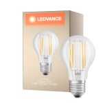 Ledvance Classic LED E27 Poire Filament Claire 7.5W 1055lm - 827 Blanc Très Chaud | Équivalent 75W