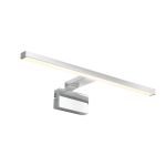 Nordlux Marlee 50 Applique Murale Métal Chrome 8.9W 800lm - 930 Blanc Chaud | IP44 - Meilleur Rendu Des Couleurs