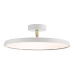 DFTP by Nordlux LED Suspension Luminaire Kaito Métal Blanc 24W 1840lm - 830 Blanc Chaud | Dimmable
