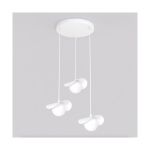 Emibig Suspension Luminaire Ritual Acier Blanc | Convient pour 3x G9 - Max 8W