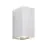 Nordlux Canto Maxi Kubi 2 Applique Murale Aluminium Blanc Up & Down | IP44 - Convient pour 2x GU10