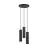 Nordlux Suspension Luminaire Tilo Métal Noir | IP20 - Convient pour 3x GU10