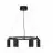 Nordlux Vico Suspension Luminaire Aluminium et Métal Noir | 534mm - Convient pour 6x GU10