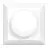 Noxion Cache interrupteur rotatif pour Variateur LED | Bord Doux - Blanc