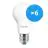 Lot 6x Philips MASTER Value LED Ampoule E27 Poire Dépolie 7.8W 1055lm - 927 Blanc Très Chaud | Meilleur rendu des couleurs - Dimmable - Équivalent 75W