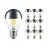 Lot 10x Philips Classic LED Ampoule E27 Poire Miroir 7.2W 650lm 650lm - 827 Blanc Très Chaud | Dimmable - Équivalent 60W