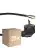 Lot 25x Noxion Power Câble d’alimentation Noir - Schuko Europlug + Extrémités ouvertes - 2m - 3 pole 0,75mm2