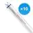 Lot 10x Philips Tube LED T8 MASTER (EM/Direct 230V) Ultra Output 14.7W 2500lm - 840 Blanc Froid | 120cm - Équivalent 36W