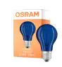 Osram LED Star Classic Decor E27 Poire Filament Dépolie 2.5W 10lm - Blue | Équivalent 4W
