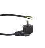 Noxion Power Câble d’alimentation Noir - Schuko Europlug + Extrémités ouvertes - 3m - 3 pole 0,75mm2