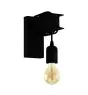 Eglo Applique Murale Townshend 6 Acier Noir | IP20 - Convient pour 1x E27 