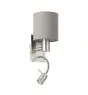Eglo Applique Murale Pasteri Acier Nickel Satiné 40 | IP20 - Incl. Spot et Excl. 1x E27