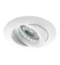 Noxion Encastré Spot Flox MR16 inclinable Blanc | Diamètre 70mm - GU10 Culot