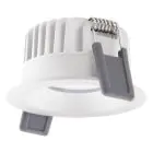 Ledvance Spot LED Fix Aluminium Blanc 8W 640lm 36D - 927 Blanc Très Chaud | Diamètre 68mm - IP44 - Meilleur rendu des couleurs - Dimmable