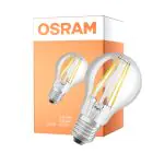 Osram Classic LED E27 Poire Filament 2.5W 525lm - 830 Blanc Très Chaud