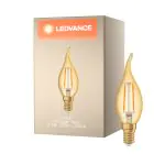 Ledvance Vintage 1906 LED E14 Bougie Dorée 2.5W 220lm - 824 Blanc Très Chaud | Équivalent 22W