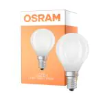 Osram LED Classic LED E14 Poire Filament Dépolie 3.8W 806lm - 827 Blanc Très Chaud | Équivalent 60W