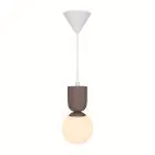 Nordlux Sadie Suspension Luminaire Composite Brun | Convient pour 1x E14