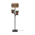 Good&Mojo Lampadaires Salon Bhutan Bambou Brun | Convient pour 1x E27 
