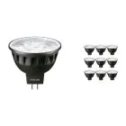 Lot 10x Philips Master LED Spot GU5.3 MR16 6.7W 420lm 36D - 927 Blanc Très Chaud | Meilleur rendu des couleurs - Dimmable - Équivalent 35W