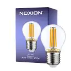 Noxion Lucent LED E27 Boule Filament Claire 4.5W 470lm - 827 Blanc Très Chaud | Équivalent 40W