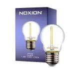 Noxion Lucent LED E27 Boule Filament Claire 1.4W 136LM - 827 Blanc Très Chaud | Équivalent 15W