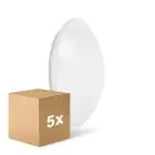 Lot 5x Ledvance Surface Circulaire 350 Blanc 18W 1440lm - 840 Blanc Froid | IP44 - Équivalent 2x18W