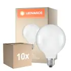 Lot 10x Ledvance Classic LED E27 Globe Filament Dépolie 3.8W 806lm - 827 Blanc Très Chaud | Équivalent 60W