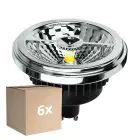 Lot 6x Noxion Lucent Spot LED GU10 AR111 15W 850lm 40D - 927 Blanc Très Chaud | Meilleur Rendu Des Couleurs - Dimmable - Équivalent 75W
