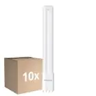 Lot 10x Noxion Lucent PL-L LED 11.9W 1450lm - 830 Blanc Chaud | 4-Pins - Équivalent 24W