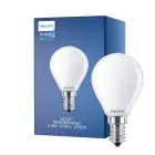 Philips Master Value LED Lustre E14 Boule Dépolie 3.4W 470lm - 927 Blanc Très Chaud | Meilleur rendu des couleurs - Dimmable - Équivalent 40W