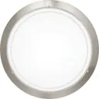 Eglo Plafonnier Planet 1 Acier Nickel Satiné | Convient pour E27