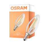 Osram LED Superstar Classic E14 Kaars Filament Helder 2.2W 300lm - 927 Zeer Warm Wit | Dimbaar -  Vervangt 25W