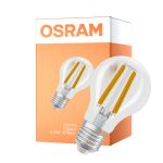 Osram Classic LED E27 Peer Filament Helder 2.2W 470lm - 840 Koel Wit | Dimbaar - Vervangt 40W