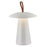 Nordlux Tafellamp Ara Accu Aluminium Wit 2W 240lm - 830 Warm Wit | Dimbaar Touch