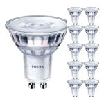 Voordeelpak 10x Philips Corepro LED Spot GU10 PAR16 4.9W 485lm 36D - 840 Koel Wit | Vervangt 65W