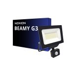 Noxion LED Floodlight Beamy G3 50W 5500lm 110D - 840 Koel Wit | IP44 - Bewegings- en Lichtsensor - Symmetrisch
