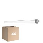 Voordeelpak 4x Ledvance LED Waterdichte Montagebalk Vochtbestendig Slimvalue 36W 4000lm - 865 Daglicht | 120cm 