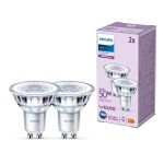 Voordeelpak 2x Philips LED Spot GU10 PAR16 5W 390lm 36D - 840 Koel Wit