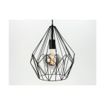 Eglo Hanglamp Carlton Staal Zwart | IP20 - Geschikt voor 1x E27 