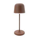 Eglo Tafellamp Mannera-S Aluminium Roestig 1W 170lm - 825-830-840 CCT | IP54 - Touch Dimbaar - USB-C
