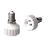 Fitting Adapter voor Lamphouders E14 => GU10 Wit