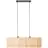Brilliant Wimea Hanglamp Metaal Zwart Beige | Geschikt voor 2x E27