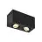 SLV Triledo Dubbel Plafondlamp Aluminium Zwart | Geschikt voor 2x GU10 
