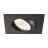 SLV New Tria 68 Spot Aluminium Zwart Vierkant 8.3W 705lm 60D - 927 Zeer Warm Wit | Zaagmaat 68mm - Beste Kleurweergave - Dimbaar 