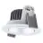 Ledvance LED Spot Adjust Aluminium Zilver 8W 680lm 36D - 930 Warm Wit | Zaagmaat 68mm - IP20 - Beste Kleurweergave - Dimbaar