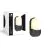 D'Lite Wandlamp Atos ABS Zwart | IP54 - Geschikt voor 1x E27 
