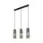 Nordlux Miella 3-Rail Pendelarmatuur Glas Smoke | Geschikt voor 3x E27