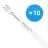 Voordeelpak 10x Ledvance LED Buis T8 Superior (EM/Mains) High Output 11.4W 2000lm - 840 Koel Wit | 105cm - Vervangt 38W
